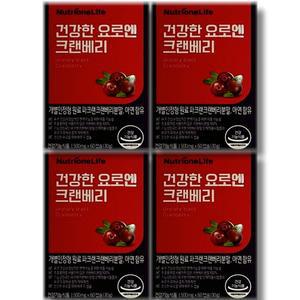뉴트리원 건강한 요로엔 크랜베리 500mg 4박스
