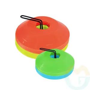 굿마켓 미니 접시콘 세트 20개입 보드연습 칼라꼬깔콘 체육대회도구 축구꼬깔콘