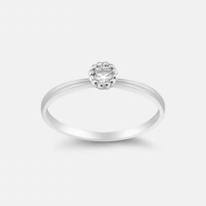 [메트로시티 주얼리] 디아만테 14K 화이트 링 A231DR3048W4A