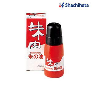 SHACHIHATA 사치하타 인주리필잉크 OG-20