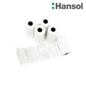 한솔 포스용지 57X30 100롤(약관인쇄) 감열지 영수증종이 PDA 휴대용단말기 타코메타 카드기용 BPAFREE/P