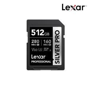 [렉사] SD SILVER PRO V60 512GB 4K 메모리 카드 캐논 소니 니콘 후지 카메라 지원