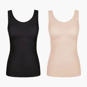 제임스딘 여성 부드러운 스판 겨울 발열 런닝 민소매 나시 JHWRA047