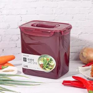 락앤락 김치통의정석 뉴 와인 김치통 원핸들 5L HPL828HWN