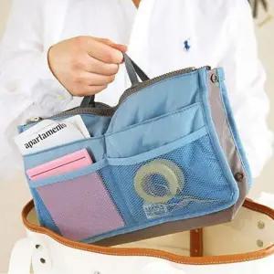 [하프클럽/]컬러풀 메쉬 여성 가방 이네 포켓 보관 백인백 파우치 이너백 정