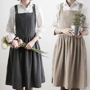 어린이집 보육교사 선생님 예쁜 원피스앞치마 꽃집 플로리스트 네일샵 공방 앞치마