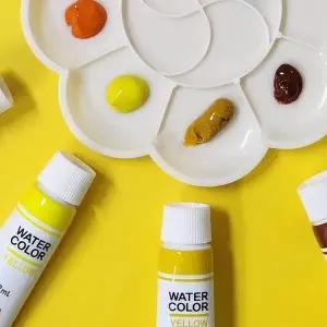 [하프클럽/셀러허브_여성트랜드패션]꽃 중형 미술팔레트 미술파레트 물감