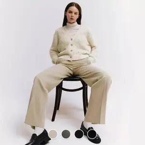 414917 여 기모 스트레이트 슬렉스