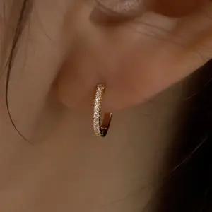 [더블유비엘]14k post 올리아 원터치 링귀걸이   (윙블링)