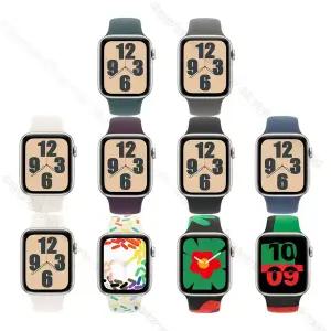 Apple Watch SE 2세대 GPS 40mm 스타라이트 알루미늄 케이스/(스포츠 밴드 색상 선택 가능)