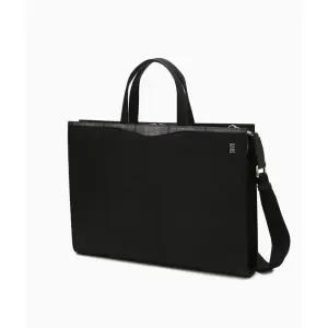 갤러리아 DBBA5E053 닥스 블랙 체크배색 소가죽 서류가방