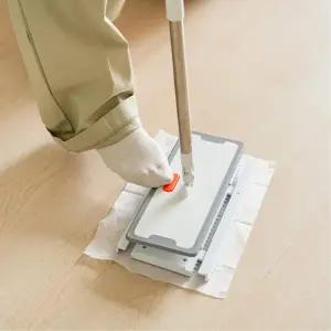 바닥 청소용 발로 누르는 원터치 교체 청소포 밀대 막대걸레