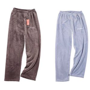 남자수면바지 남성 겨울 극세사 잠옷 바지 홈웨어 남녀공용