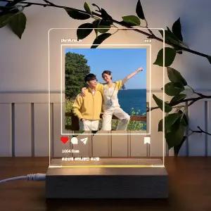 인스타 포토 아크릴 무드등 사진 주문제작 신혼부부 집들이선물