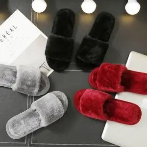 ONM 털신발 털슬리퍼 빅사이즈가능 밍크 방한화 털신 IN털