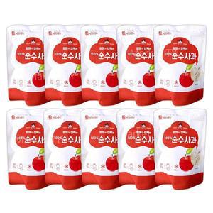 100% 사과 동결건조 과일 스낵 30g x 10개