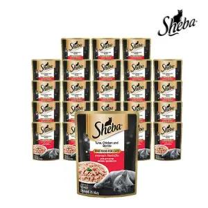 [아트박스]/쉬바 쉬바 고양이파우치 참치와닭고기 70G 24개