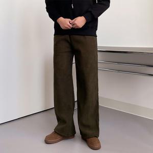 [1+1/당일출고] 양털 코듀로이 스?팬츠 6color 골덴 밴딩 통큰 와이드팬츠