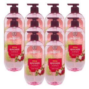 온더바디 오가니스트 마카다미아 크랜베리 바디워시 500g 10개 / 바디클렌저