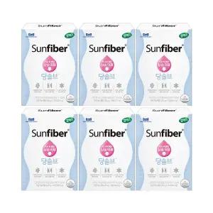 [셀렉스]헬스뉴트리션 썬화이버 당솔브 혈당케어 스틱 6.25g 10포 6박스