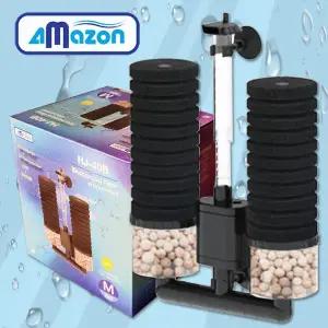 다팜아쿠아 아마존 HJ-40B 3W DIY 볼 여과재 추가 저소음 모터 일체형 바이오 스펀지 여과기