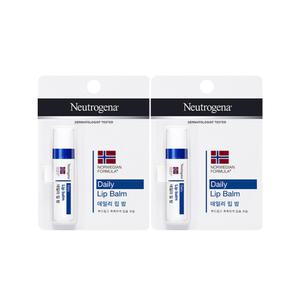 뉴트로지나 데일리 립밤 4g X2개