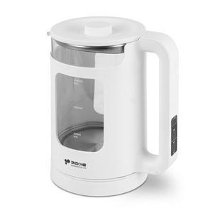 키친아트 유리 보온 전기포트 온도조절 1.5L 무선 커피포트 대용량 LED램프 1509