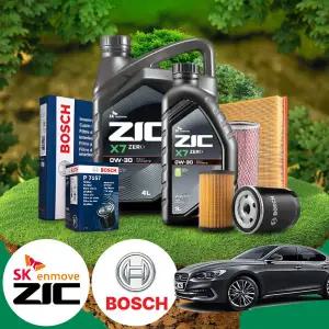 그랜저 IG(17~) 3.0/3.3 GDI 가솔린 엔진오일세트 지크 X7 제로 0W30