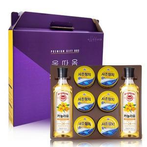 [기타][특판] 사조 안심특선 선물세트 C10호, 5세트 (카놀라유+사조참치)