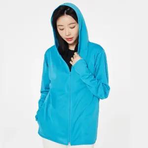 남여공용 기능성 긴팔 후드 집업 자외선차단 단체복