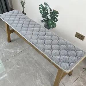 누빔 벤치 의자 방석 패드 푹신 커버 논슬립 30x80