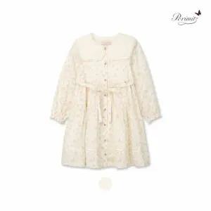 [보리보리/페리미츠]스퀘어카라 꽃 원피스(P2511O657_47)