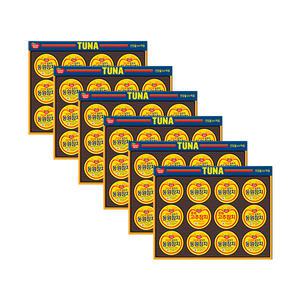 동원 참치 O12호 선물세트(라이트스탠다드 85g, 10입+고추참치 85g, 2입+쇼핑백, 1개), 6개