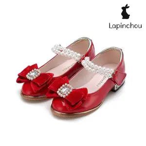 갤러리아 라팡슈 비쥬 마델린 펄 스트랩 메리제인 레드 LPHMK1L3RE 유아동 키