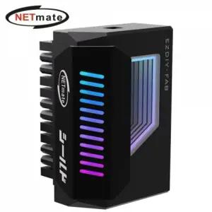 강원전자 넷메이트 메인보드 ATX 24핀 ARGB 어댑터 (블랙/180도) (EZDIY-FAB) NM-DPI