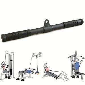 체육관 회전 스트레이트 바 LAT 풀다운 바 이두근 삼두근 로프 케이블 기계 부착 홈 로잉 운동 피트니스 장