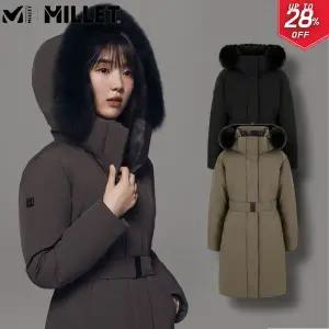 [밀레] 롱패딩 여성 구스다운 코트형 긴기장 기모 패딩자켓_CA
