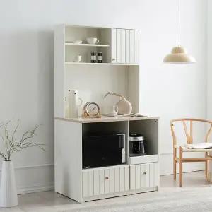 퐁듀 홈카페 전자렌지 수납장 1000상부장세트