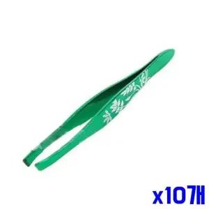 고품질 족집게 패턴 미끄럼방지 플라워 x10개 미용쪽집게 (WFGTT82)