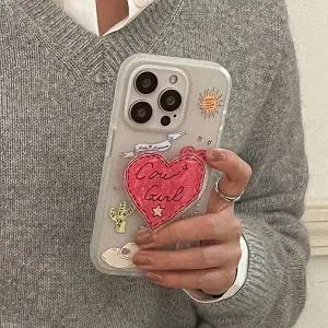 메이드모먼 vintage western mood 디자인 반투명 폰케이스