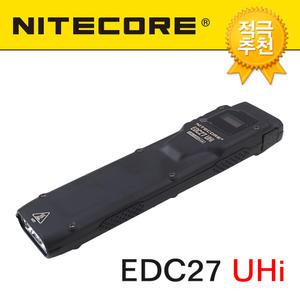 나이트코어 Nitecore EDC27 UHI 3100루멘 충전용 LED 랜턴 후래시 손전등 내장형 Type-C 충전지 포함