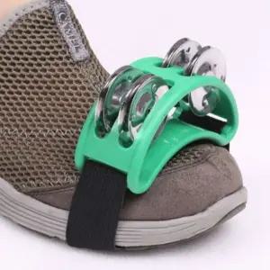 고품질 노래방 슈즈 템버린 미니 버스킹 리듬 악기 소품 (WFGUFOY)