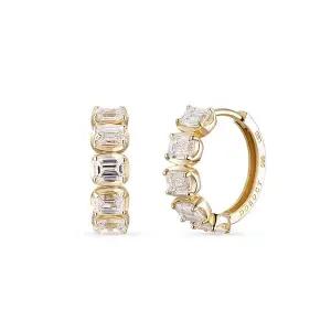 [도로시] 14k 프레임 랩 다이아몬드 링귀걸이