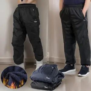 남자 바지 방한 등상 방수 작업복 솜털 바지
