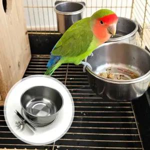 [하프클럽/알티피아]걸이형 중 스텐 앵무새 앵무새물통 모이통