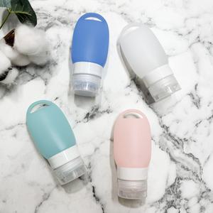 휴대용 실리콘 공병 40ml 4개 세트 여행용 보틀 샴푸 소분 용기