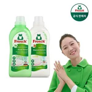 독일 직수입 자연유래 섬유유연제 750ml*1통 (알로에베라/아몬드밀크)