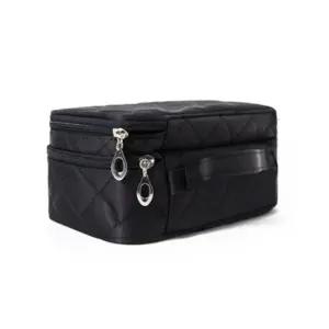 고품질 2단 화장품파우치 지퍼형 화장품파우치 다용도 소지품 (WFHC6DW)
