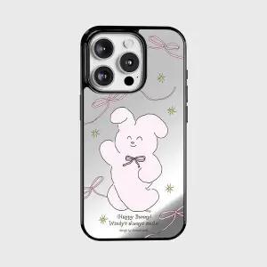 더나인몰 smile ribbon windy 미러 범퍼케이스