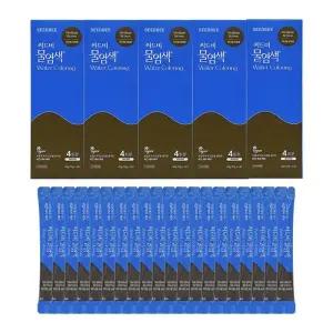 씨드비 물염색 시즌2 프리미엄 새치 커버 염색약 미디엄 브라운 20회분